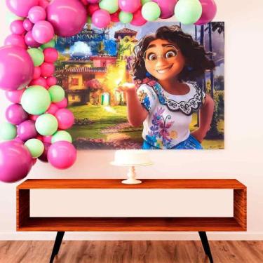 Imagem de Painel Colorido Decorativo Festa Infantil Encanto em TNT - Piffer