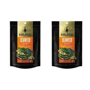 Imagem de Kit 2 Snack Alga Marinha Semente Abobora Seaweed Kalassi Veg