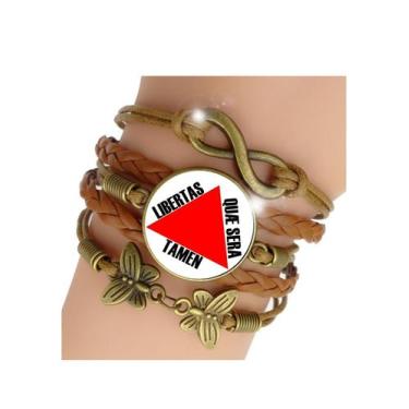Imagem de Pulseira Feminina Bandeira de Minas Gerais Ajustável - RECANTO ASTRAL