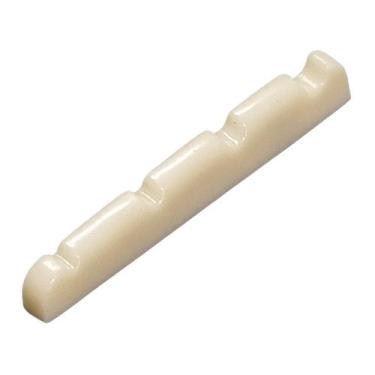 Imagem de Nut Baixo 4 Cordas 38mm x 3.1mm Estreito Flat ABS Bege - Ronsani