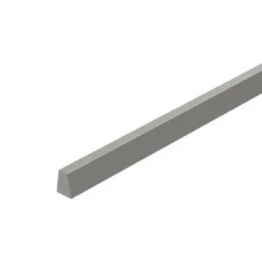 Imagem de Puxador Porta Mdf/vidro Rometal Slim Fixação Adesiva 300mm, Cinza