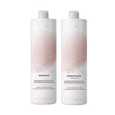 Imagem de Kit Braé Revival - Shampoo e Condicionador 1L - Hidratação Profunda e Revitalização Capilar - BRAÉ