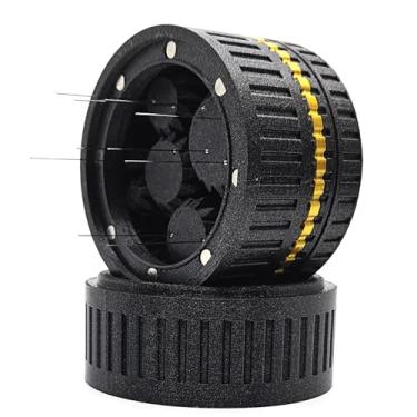 Imagem de Ferramenta de distribuição de café expresso WDT de terceira geração - Agitador de café de precisão e adulteração com agulhas retráteis - Acessórios de café expresso de nível Barista (preto, 58 mm)