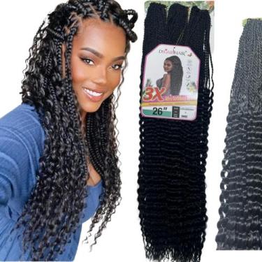 Imagem de Cabelo Afro Goddess Braids Jumbo Com Trança E Cachos Lindos - bbless, 