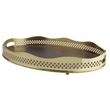 Imagem de Bandeja Madeleine Classique Oval Gold24K - St James