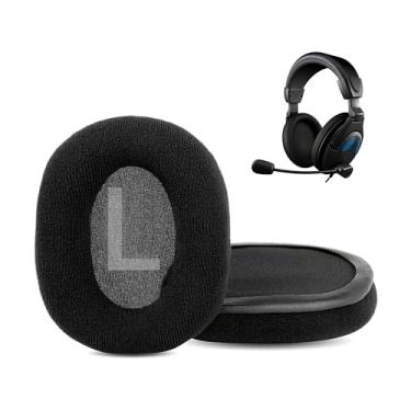 Imagem de HTINDUSTRY Almofadas de substituição compatíveis com Turtle Beach Ear Force PX22 Almofadas auriculares com tecido macio e espuma de alta densidade