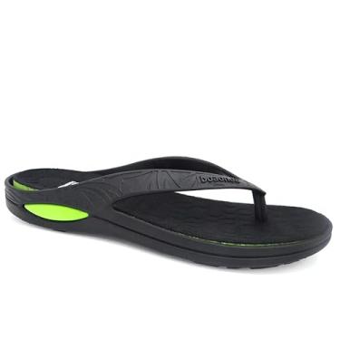 Imagem de CHINELO BOA ONDA MASCULINO LILY BICOLOR 1319-198 - PRETO/LIMA