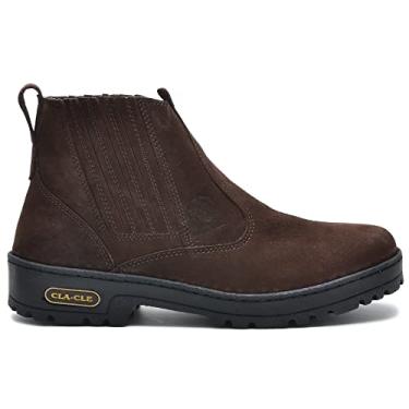 Imagem de Botina Country de Couro Café com Sola De Borracha (43)