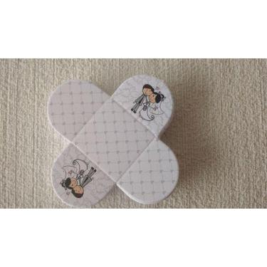 Imagem de 50 Forminhas Doces Noivinhos, Casamento Lua De Mel Caixeta - Nc Toys
