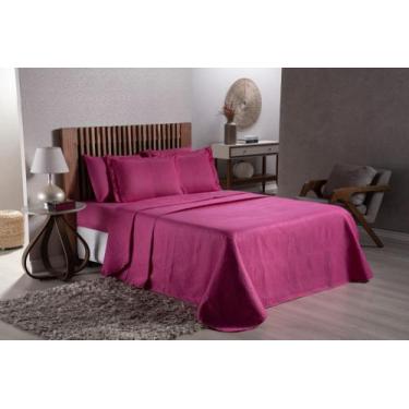 Imagem de Cobreleito Cama de Casal Padrão 2,00m x 2,20m (Várias Cores) - 115 - L