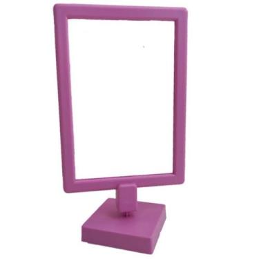 Imagem de Porta Retrato Display Duplo Foto 10x15 - Rosa Decoração de Mesa - FOTO