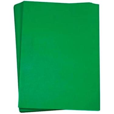 Imagem de Capa para Encadernação A4 Verde Bandeira Couro PP 0,30 50Un - Cassmar