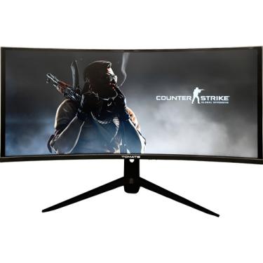 Imagem de Monitor 34 Gamer Curvo Ultrawide Tela Led Full Hd Hdmi Cor Preto 110/240v MTM-1034