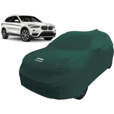 Imagem de Capa Automotiva Para Bmw X1 Tecido Helanca Lycra - Mz, Verde