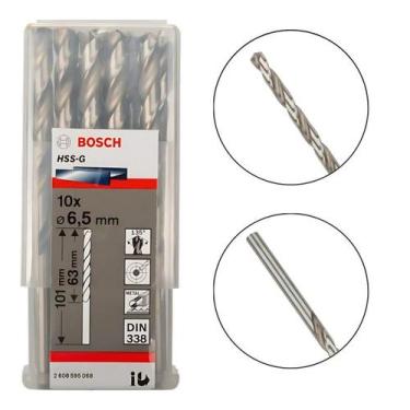 Imagem de Broca de Aço Rápido 6.5MM Estojo com 10 Peças  2608595068  - Bosch - B