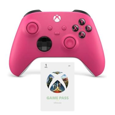 Imagem de Controle Sem Fio + Assinatura Game Pass Ultimate 1 Mês - Experiência Completa para Jogos Online e Multiplayer (Rosa)