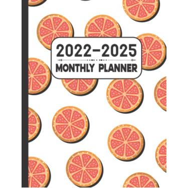 Imagem de Monthly Planner 2022-2025: Grapefruit Planner | Five Year Monthly Planner |48 Months Agenda|Schedule Organizer & Agenda With Projects/Notes/Goals & Checklists