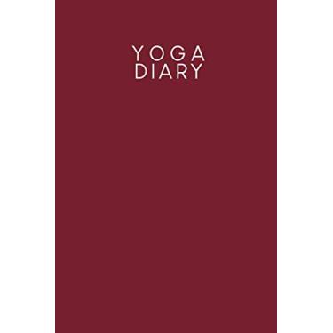 Imagem de Yoga Diary: Dotted notebook for your asanas and more mindfulness and inner peace | Design: Red