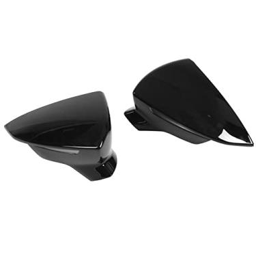 Imagem de Substituição para Capa Protetora de Espelho Retrovisor Mk3 5F ST FR Cupra 2013 2019 Design Esportivo (Preto brilhante)