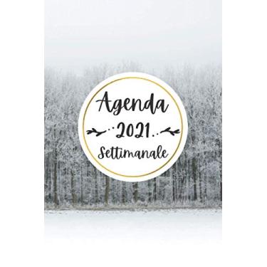 Imagem de 2021: Diario Planner Calendario 12 mesi | Pianificatore Agenda Settimanale A5 | Priorita, Obiettivi, Gratitude | Regali per la famiglia o i colleghi