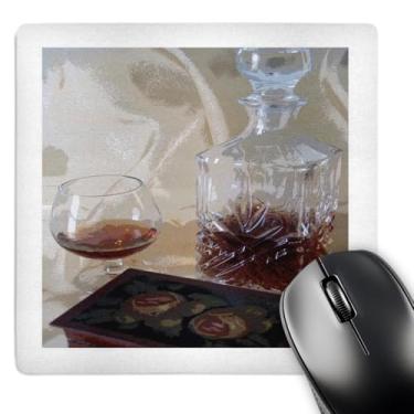 Imagem de 3dRose Mouse pad emoldurado LLC 20 x 20 x 0,65 cm com estampa de caixa de charuto N (mp_47846_1)