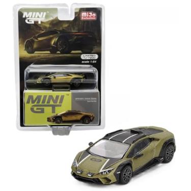 Imagem de Collectibles Diecast Model Car Compatible with Mini GT 1:64 Lamborghini Huracán Sterrato Verde GEA Matt Limited Edition MGT00779