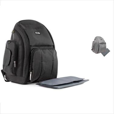 Imagem de Mochila Maternidade Paternidade Com Trocador Way Safety 1st, Black