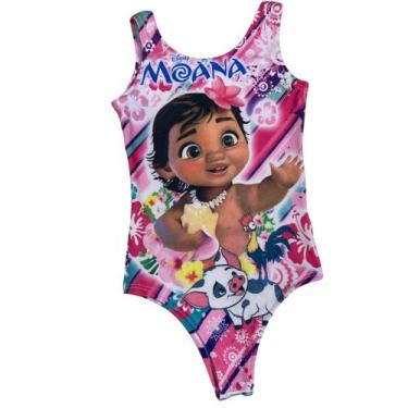 Imagem de Body Collant Rosa Estampa digital Moana Baby - Magic Sky, Rosa, M