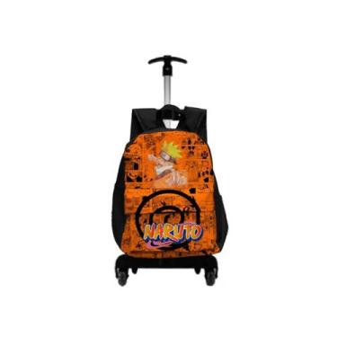 Imagem de Kit Mochila Com Carrinho + Lancheira Térmica + Estojo Personalizado Pe