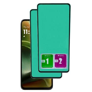 Imagem de 2x Pelicula Ceramica 9d Proteção Curva Para Moto G75 - Mustangshop