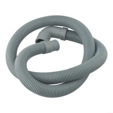 Imagem de Extensão de tubo de mangueira de drenagem para máquina de lavar 1/1,5/2 M, kit de extensão de mangueira de drenagem para lavadora, máquina de lavar louça, adaptador de mangueira de descarga flexível