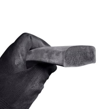 Imagem de Borracha Perfil Esponjoso Vedação 38x19mm Macio - 1 Metro Borrachas Lo