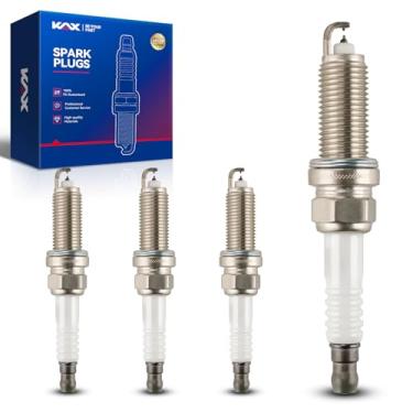 Imagem de 91187, LKAR6AIX-11, velas de ignição de irídio duplo KAX pacote com 4 para Altima 2007-2013, Rogue 2008-2013, Sentra 2007-2019, Rogue Select 2014-2015, Versa, Versa Note, NV200 Frontier Cube City
