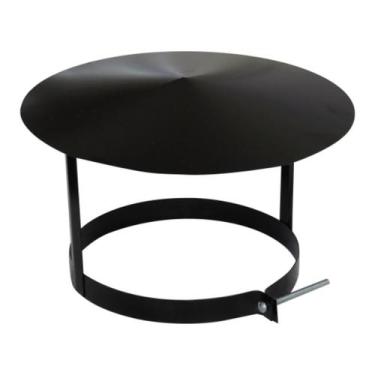 Imagem de Chapéu Chinês Para Chaminé 15 Cm Em Aço Carbono Resistente - Ouro De M