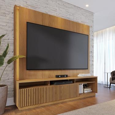 Imagem de Estante Home Theater para Tv até 75 Polegadas com Led 2 Portas Jordão Freijó