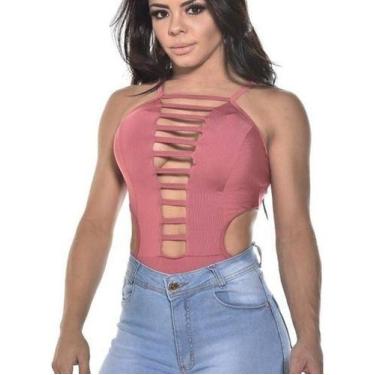 Imagem de Kit 6 Bodys Suplex Com Bojo Cores e Modelos Sortidos - TLT, Único, Fem