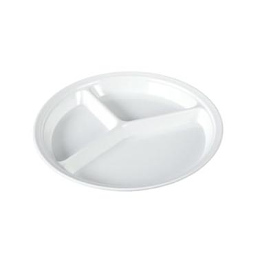 Imagem de Prato de mesa branco, imitação de porcelana lanche multi-grade prato de lanche -229