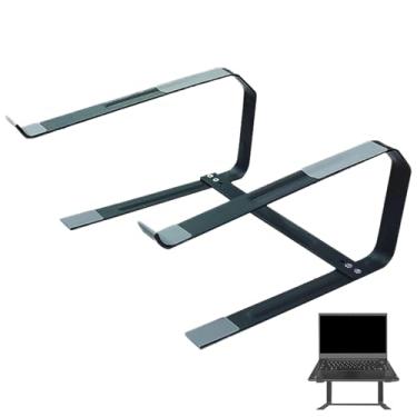 Imagem de Laptop Stand for Desk, Laptop Riser Stand | Titular de suporte a laptop de metal para digitar | Stand para notebook ventilado, acessório de computador para trabalhar, estudar, negócios