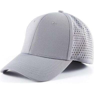 Imagem de Boné de BeiseBol Liso Aba Curva Esportivo Unissex Para Corrida Caminha