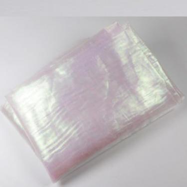 Imagem de YJIUYUANQ Materiais de pesca com mosca DIY materiais de amarração de moscas cristal piscante holo lula gabarito faça você mesmo tecido de malha Fabria, faça você mesmo pele de camarão, transparente,