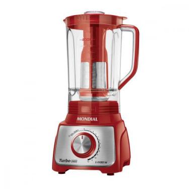 Imagem de Liquidificador Mondial L-1100 RI Jarra de San Cristal 3L 1100W 12 Velo