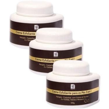 Imagem de CREME ESFOLIANTE PARA OS PÉS NATUPÉS 3X1 130gr NATUFLORES 3un