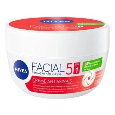 Imagem de Creme Facial Nivea Antissinais 5em1 SencaÃÃo NÃo Oleosa