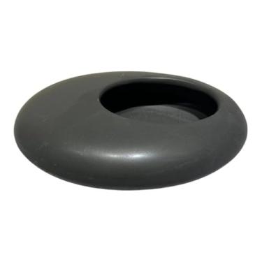 Imagem de Ｂｅｓｇａ Peça central de mesa de vaso de flores de flor de cerâmica, Preto Grande