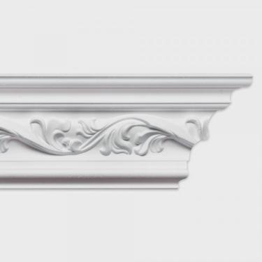 Imagem de Kit com 5 Barras Roda Teto Andrea Perfil de Poliestireno Homestar 10m