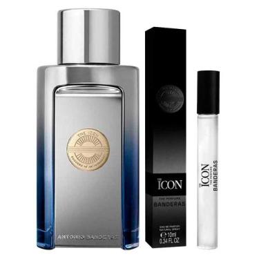Imagem de Banderas The Icon Elixir Kit - Perfume Masculino Eau de Parfum + Minia