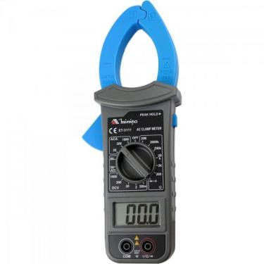 Imagem de Alicate Amperimetro Digital ET-3111 AZUL/PRETO Minipa
