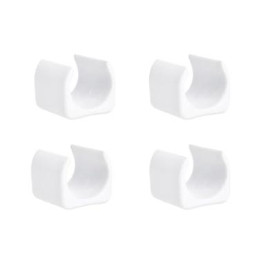 Imagem de Kit 4 Peças Proteção Para Pés Cadeiras 19mm Branco - 2308 Mor