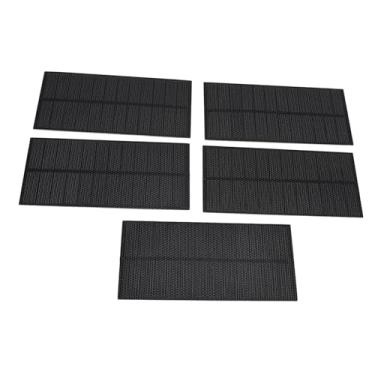 Imagem de 5pcs Carregador Solar Power Bank Painel Solar 5W Peça única ETFE ETFE Monocristalina Silício Painel de Carregamento Solar Portátil para Projetos Científicos Aplicações