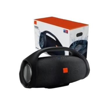 Imagem de Caixa De Som Grande 35cm Bluetooth Com Alça Portatil Black Potente 60w